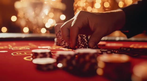 ikon777 Bandar Poker table lobby showing multiple tables with different stake levels and player counts